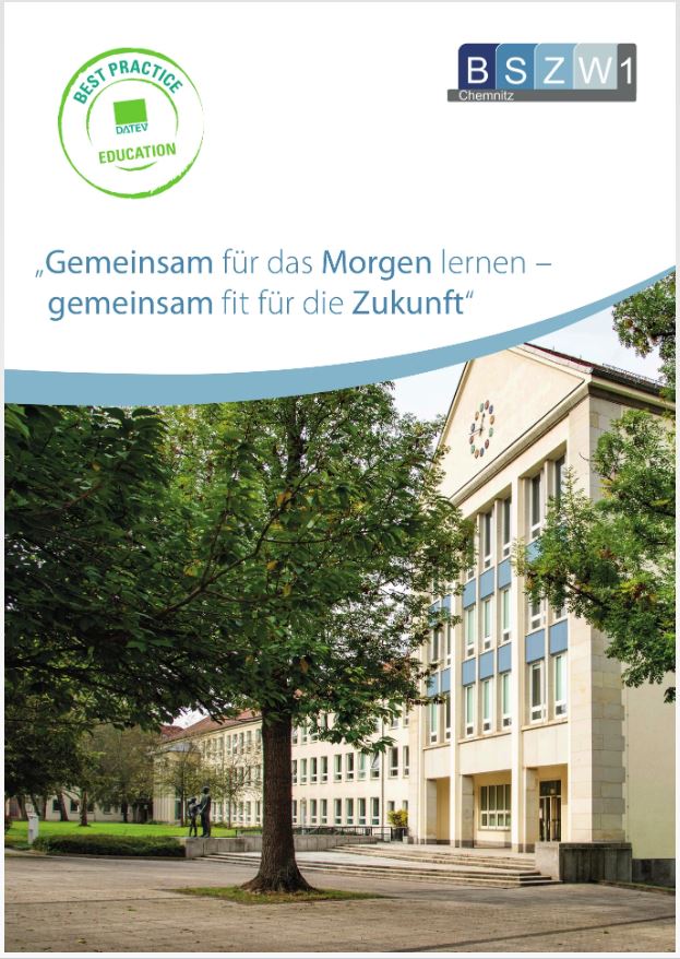 Deckblatt Schulbroschüre Berufliches Schulzentrum für Wirtschaft 1